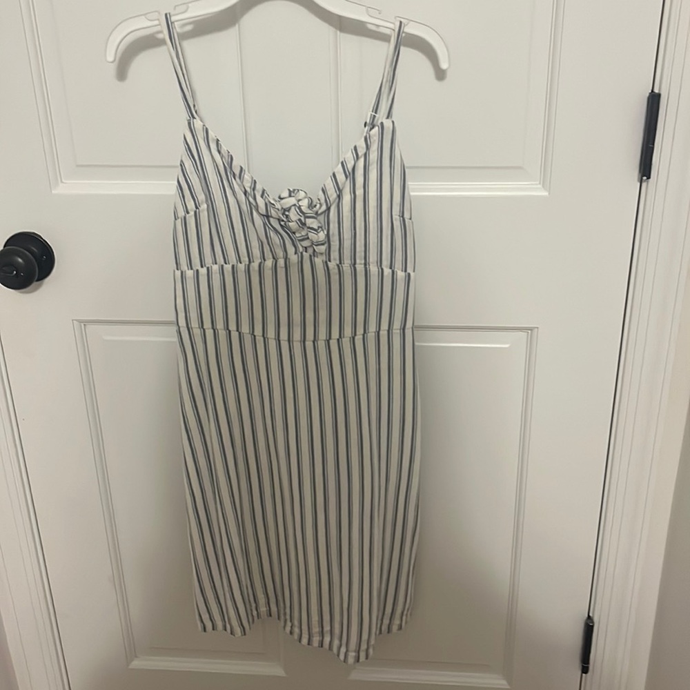 Striped flowy dress